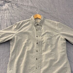 J. Crew Light Gray Casual Button-Down Shirt
